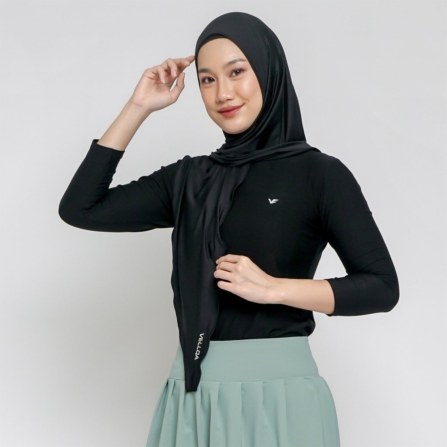 Trix Hijab Sport - Hijab Pashmina Instan Olahraga Segitiga