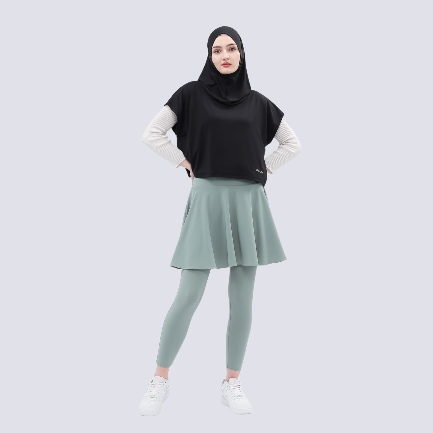 Gaharu Legging Skirt - Rok Legging Olahraga
