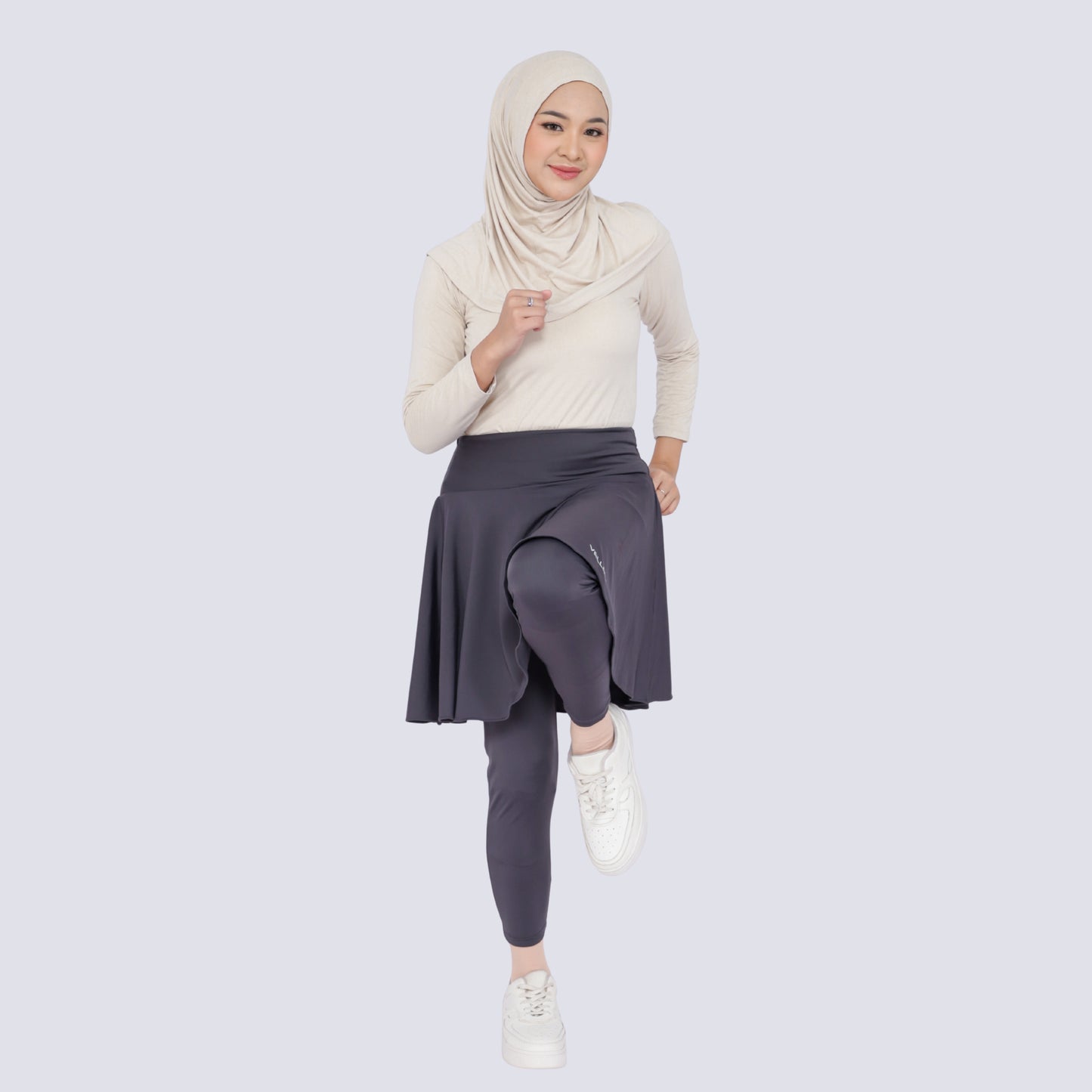 Snowbell Legging Skirt Lycra - Rok Legging Olahraga Rempel