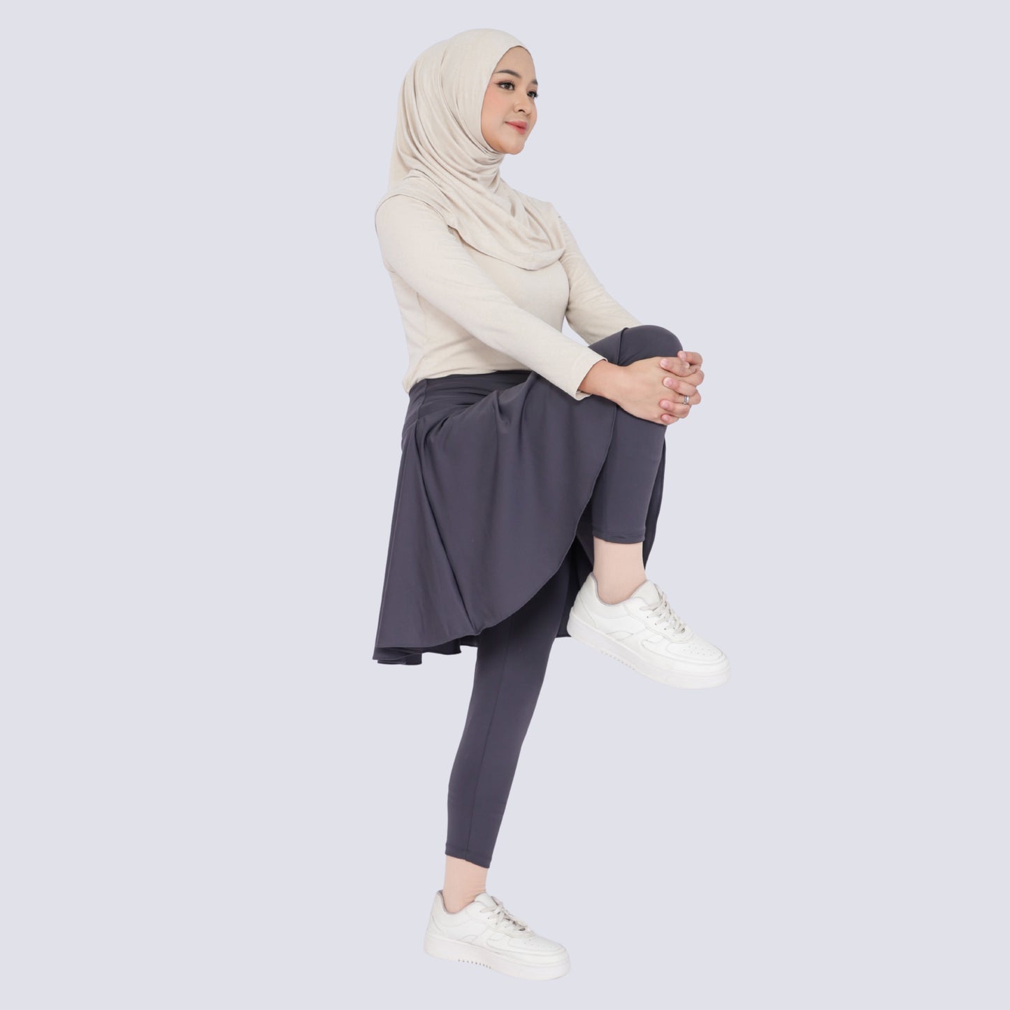 Gaharu Legging Skirt - Rok Legging Olahraga