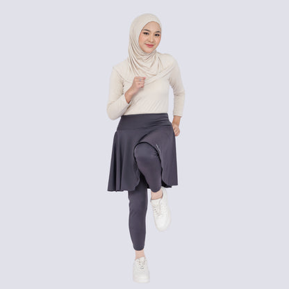 Snowbell Legging Skirt Lycra - Rok Legging Olahraga Rempel